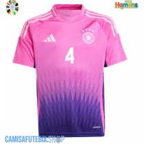 Camisa de time de futebol Alemanha Jonathan Tah #4 Replicas 2º Equipamento Europeu 2024 Manga Curta